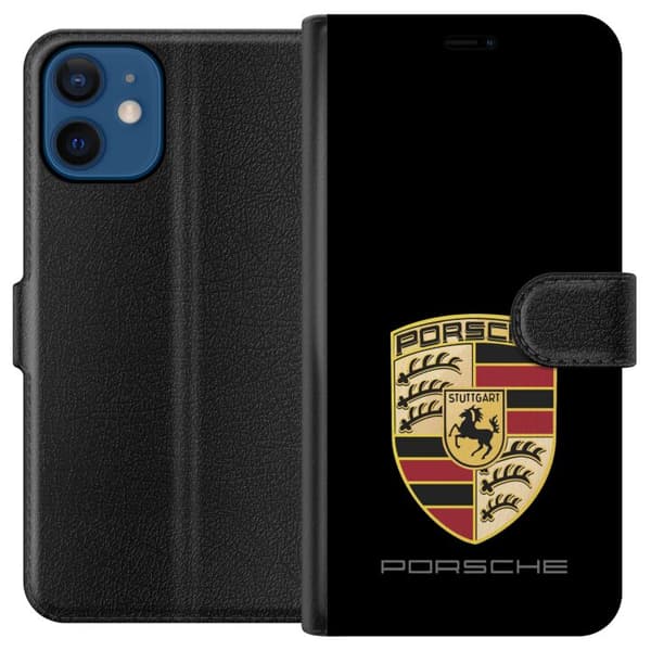 Kompatibel Tegnebogsetui til Apple iPhone 12 mini Porsche