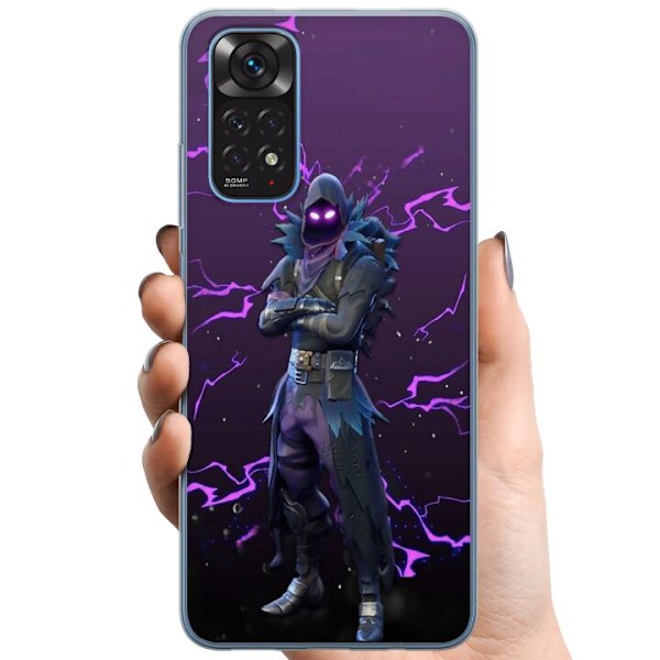 Xiaomi Redmi Note 11S TPU Mobildeksel Raven Fortnite Thunder