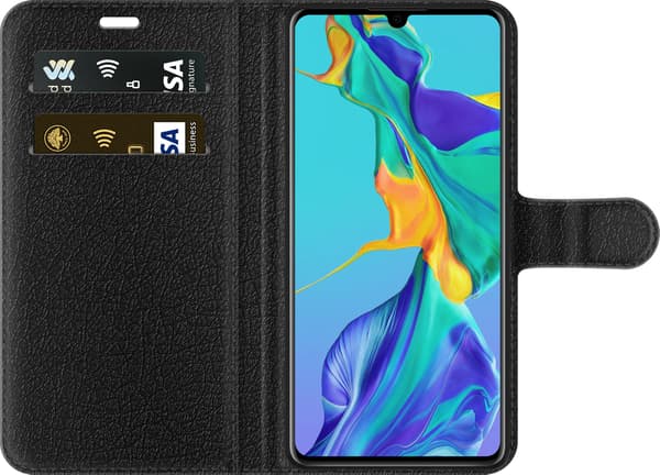 Kompatibelt Lommeboketui til Huawei P30 Blå elgitarr blå