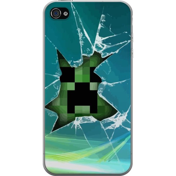 Apple iPhone 4 Cover / Mobilcover - MineCraft