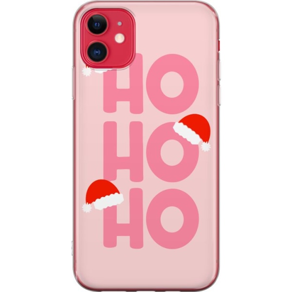 Apple iPhone 11 Gennemsigtig cover Ho Ho Ho - Glædelig Jul