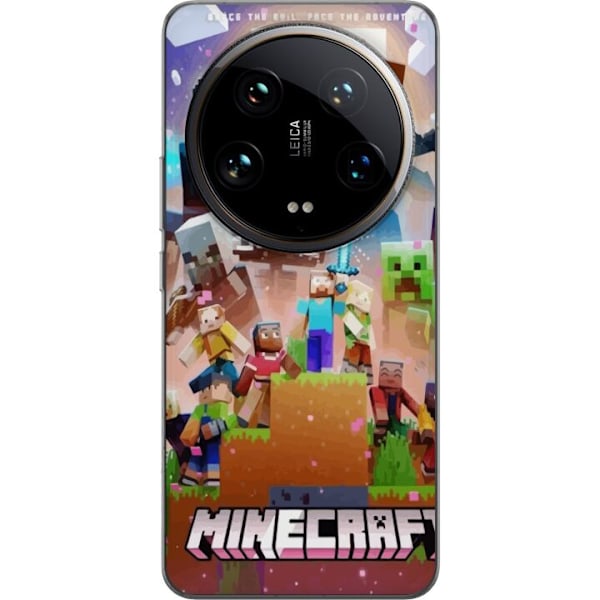 Xiaomi 14 Ultra Gjennomsiktig deksel Minecraft