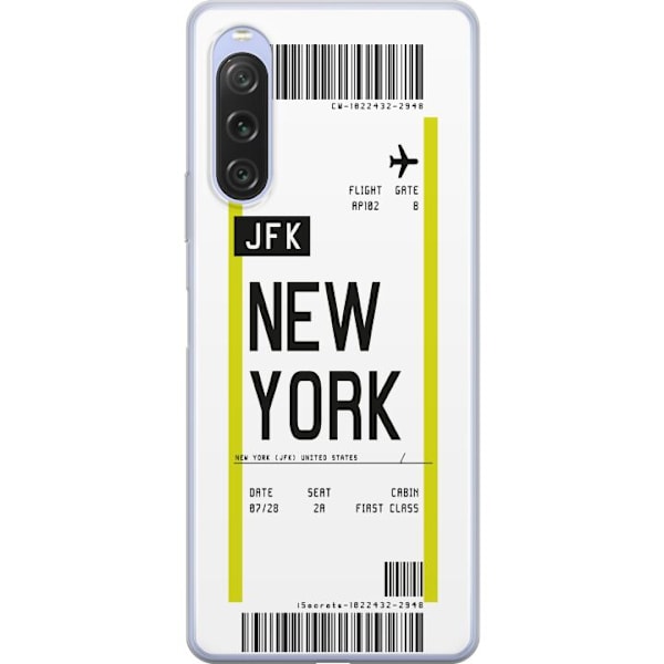 Sony Xperia 10 V Gennemsigtig cover New York