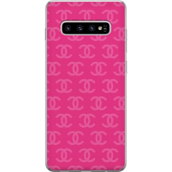 Yhteensopiva Puhelinkuori Samsung Galaxy S10+ CC Pinkki