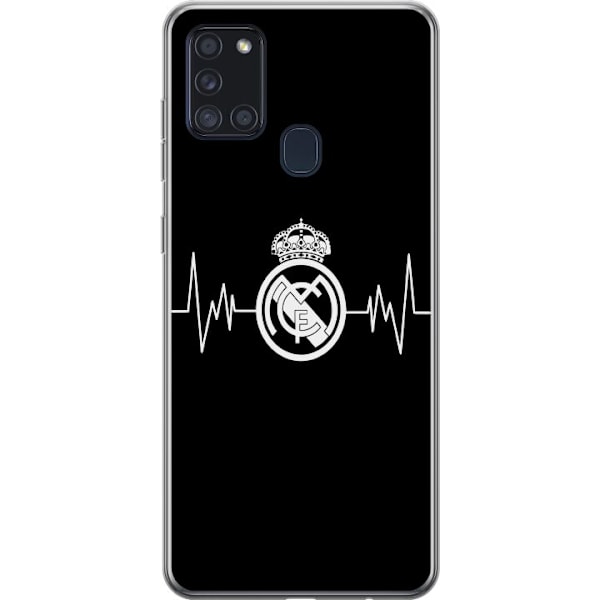 Samsung Galaxy A21s Läpinäkyvä kuori Real Madrid CF