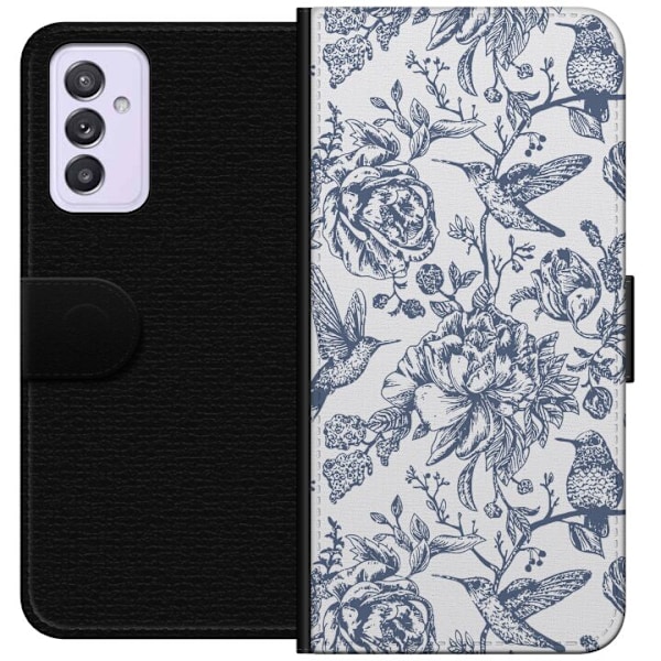 Samsung Galaxy A82 5G Lommeboketui Blomster & Fugler - Romanti