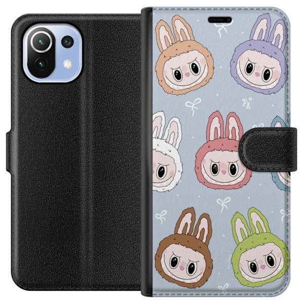 Xiaomi Mi 11 Lite Lompakkokotelo Pastel Labubu