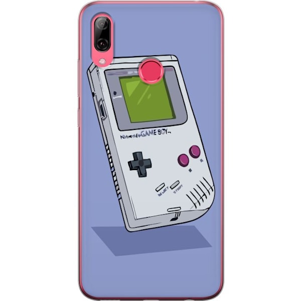 Huawei Y7 (2019) Gennemsigtig cover Game Boy Lilla