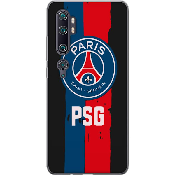 Xiaomi Mi Note 10 Pro Genomskinligt Skal Paris Saint-Germain F