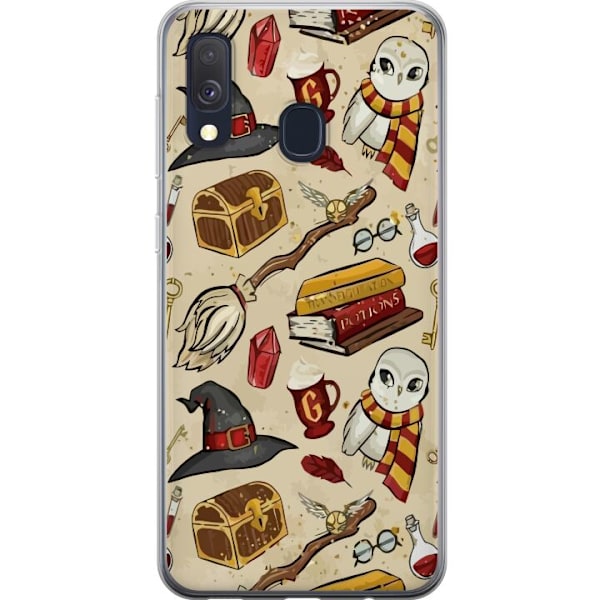 Samsung Galaxy A40 Gennemsigtig cover Harry Potter