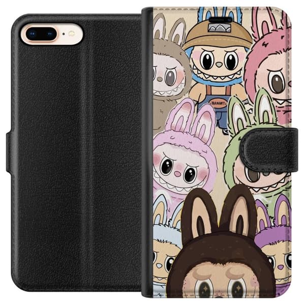 Kompatibel Tegnebogsetui til Apple iPhone 7 Plus The Monster Edition Samlefigur Anime