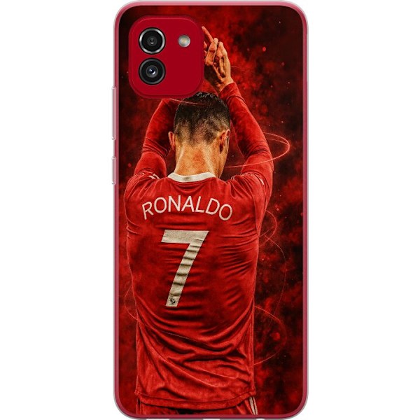 Samsung Galaxy A03 Gennemsigtig cover Ronaldo