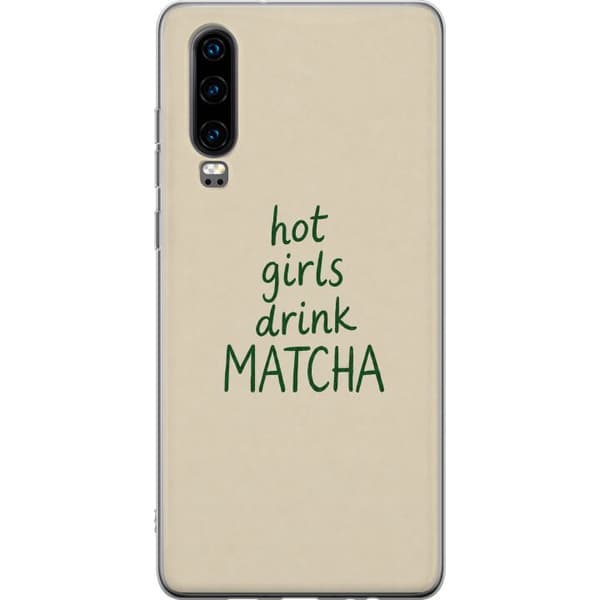 Kompatibelt Mobildeksel til Huawei P30 Matcha-jenter beige