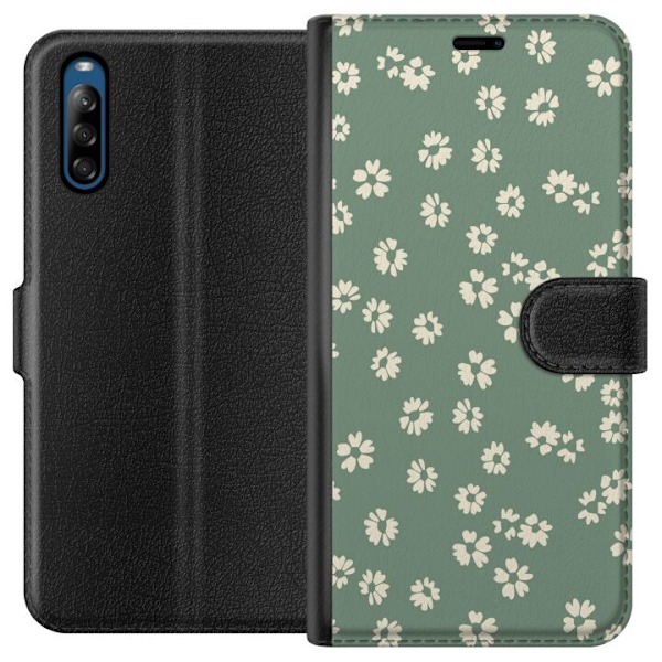 Sony Xperia L4 Plånboksfodral Blomsterdröm – färgglatt bl