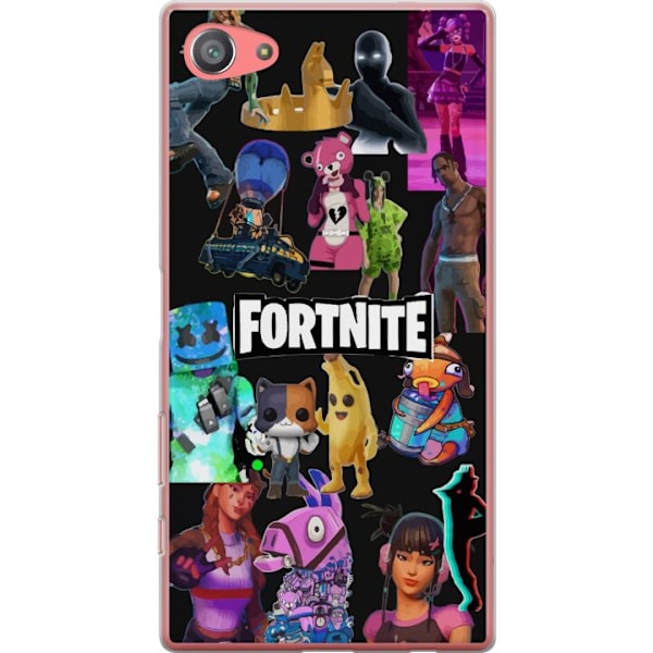 Sony Xperia Z5 Compact Läpinäkyvä kuori Fortnite