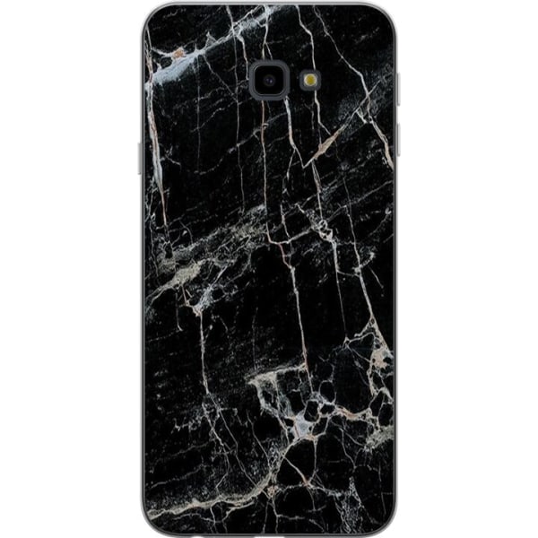 Samsung Galaxy J4+ Deksel / Mobildeksel - Svart marmor