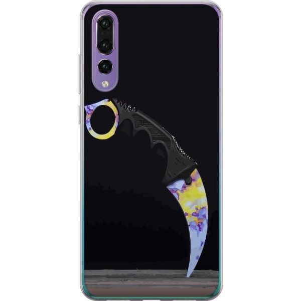 Huawei P20 Pro Gennemsigtig cover Karambit / Butterfly / M9 Ba