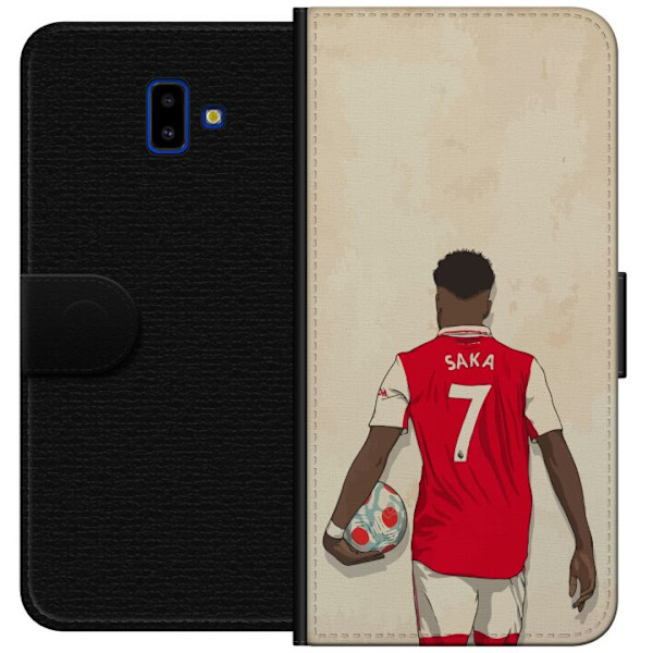 Samsung Galaxy J6+ Lompakkokotelo Arsenal FC Jalkapallo Arsenal FC Motiivi Pelaaja Premier League Englanti Suosittu Urheilulaji Jalkapallotähti Lonto