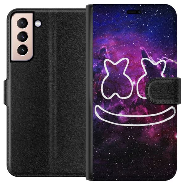 Kompatibelt Plånboksfodral till Samsung Galaxy S21 Fortnite Marshmello