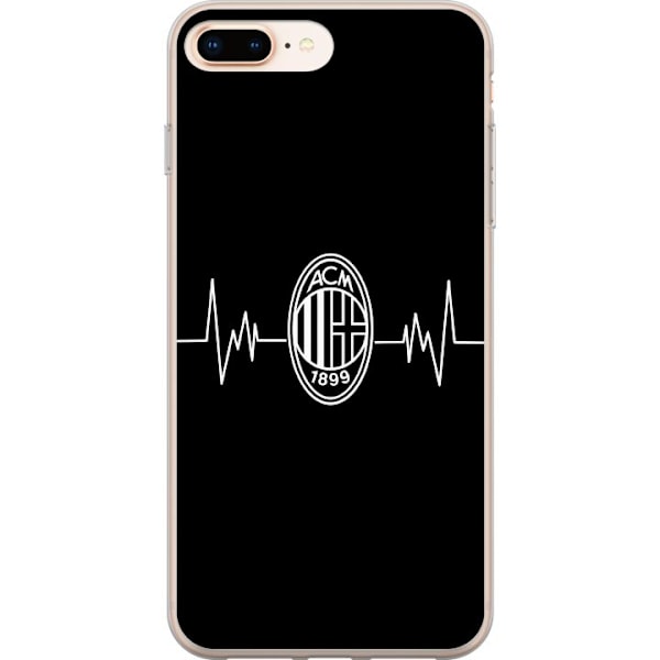 Apple iPhone 7 Plus Genomskinligt Skal AC Milan