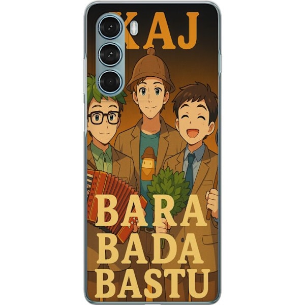 Motorola Moto G200 5G Gennemsigtig cover KAJ Bara kun bader i