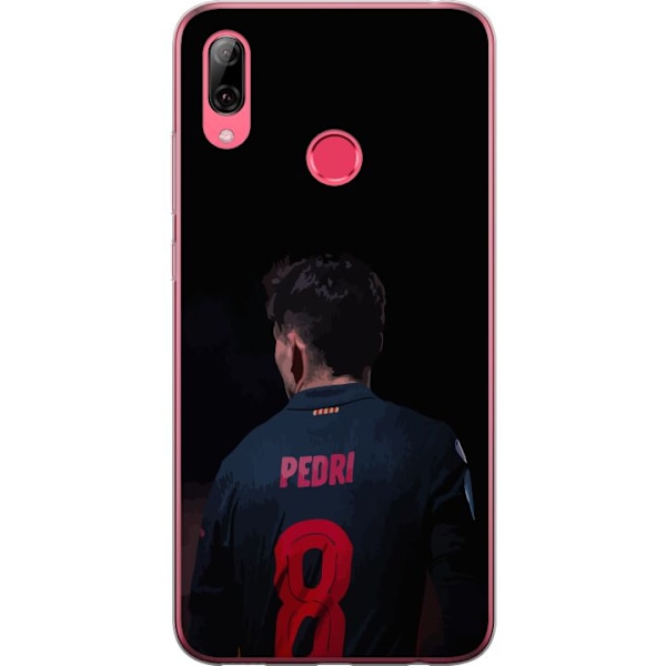Huawei Y7 (2019) Gennemsigtig cover Pedri FC Barcelona Fodbold
