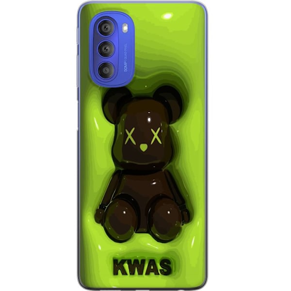 Motorola Moto G51 5G Läpinäkyvä kuori KAWS Vihreä