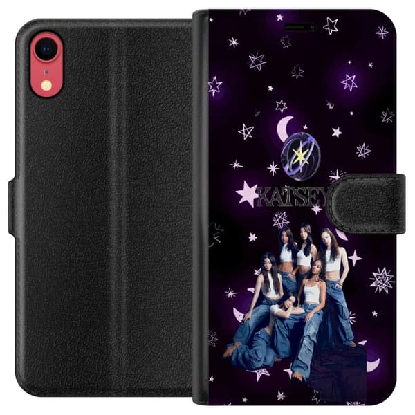 Kompatibel Tegnebogsetui til Apple iPhone XR KATSEYE lilla