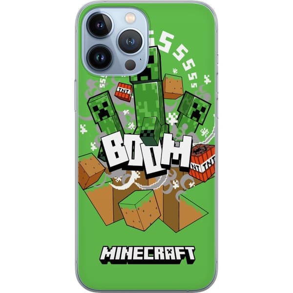 Yhteensopiva Puhelinkuori Apple iPhone 13 Pro Max Minecraft Boom