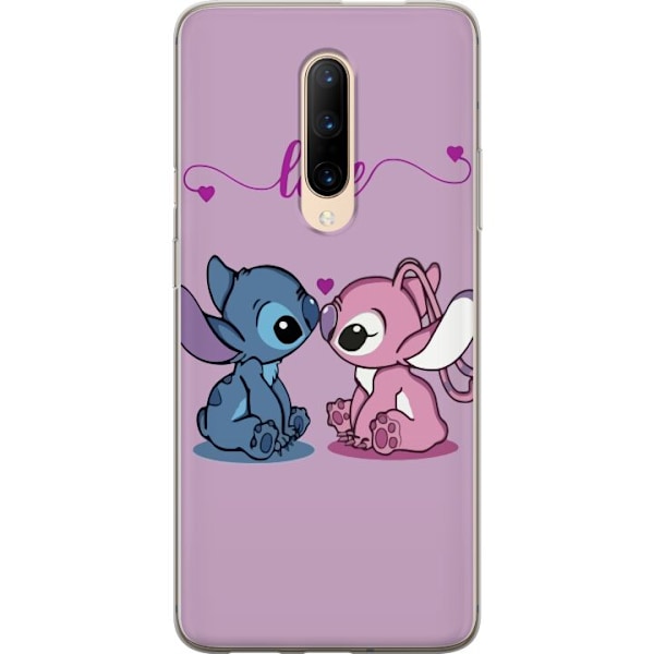 OnePlus 7 Pro Läpinäkyvä kuori Lilo & Stitch – Angel Edition