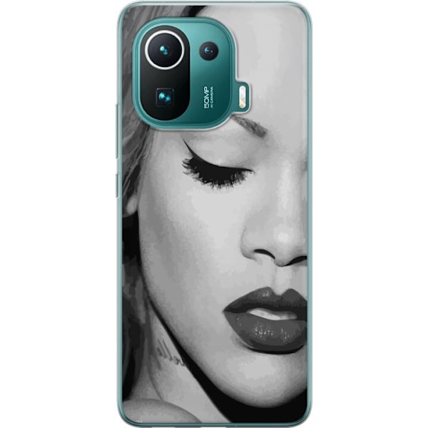 Xiaomi Mi 11 Pro Läpinäkyvä kuori Rihanna – Aesthetic Edit 2025