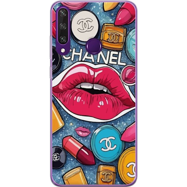 Huawei Y6p Gennemsigtig cover Chanel Lips