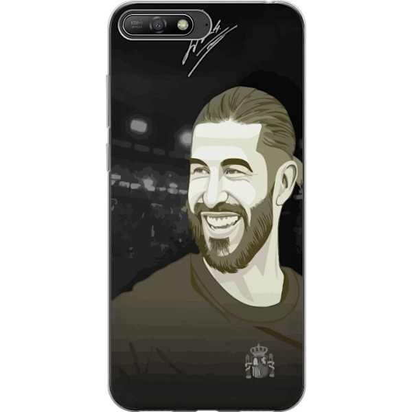 Huawei Y6 (2018) Genomskinligt Skal Sergio Ramos