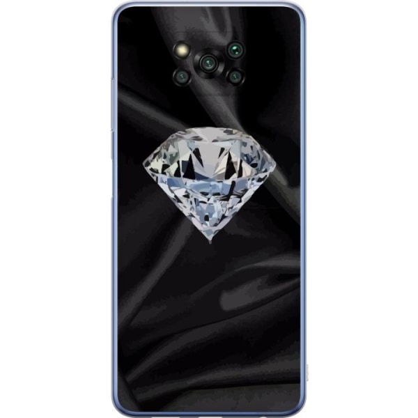 Xiaomi Poco X3 Pro Läpinäkyvä kuori Silkkidiamantti