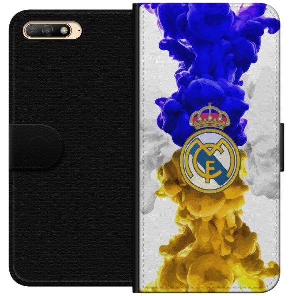 Huawei Y6 (2018) Tegnebogsetui Real Madrid Farver
