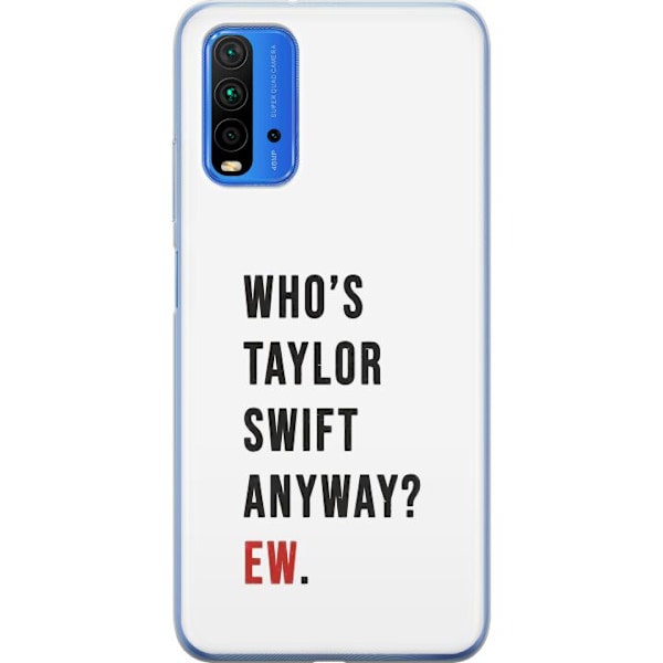 Xiaomi Redmi 9T Läpinäkyvä kuori Taylor Swift