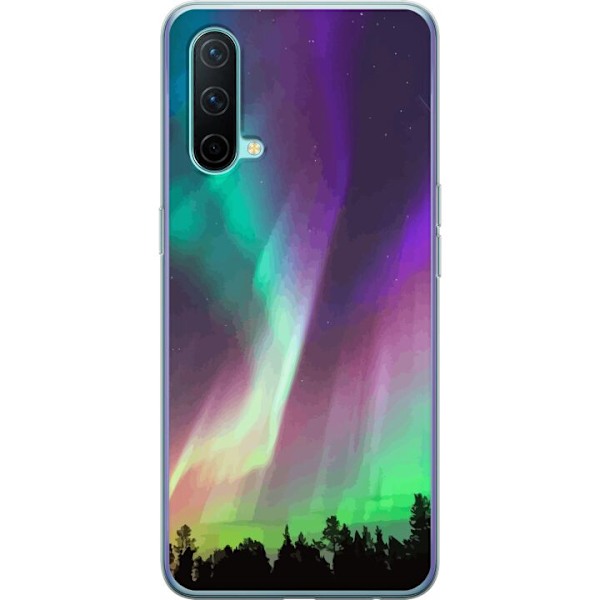 OnePlus Nord CE 5G Läpinäkyvä kuori Revontuli
