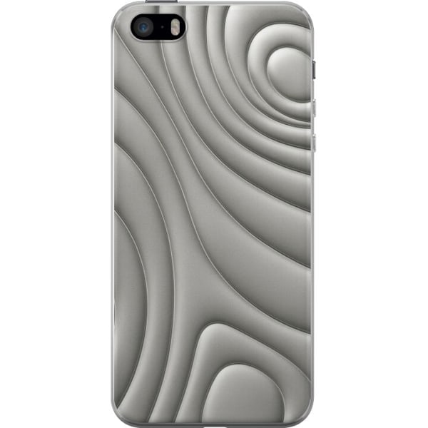 Apple iPhone 5s Läpinäkyvä kuori Hopea-aallot