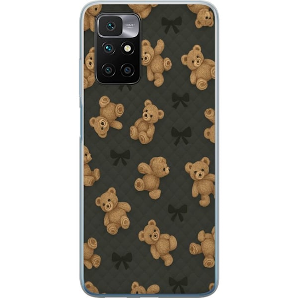 Xiaomi Redmi 10 Läpinäkyvä kuori Teddy Halauksia