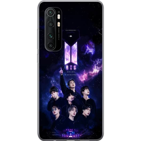 Kompatibelt Mobildeksel til Xiaomi Mi Note 10 Lite BTS lila