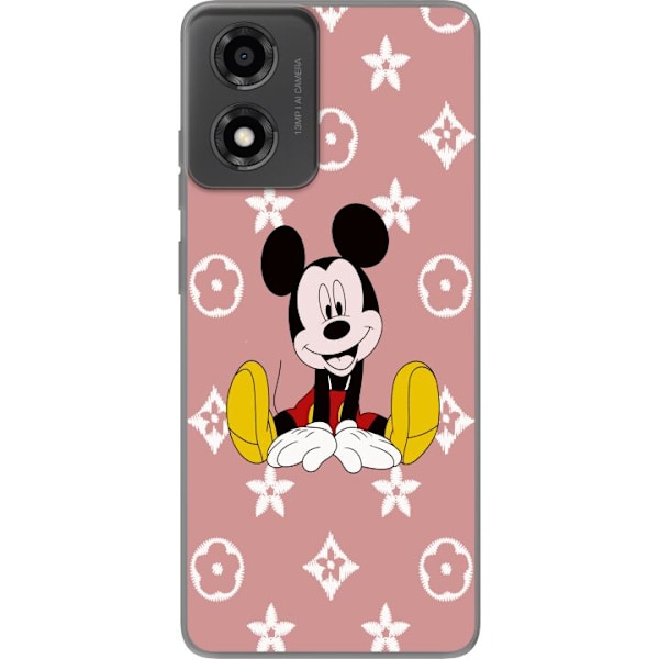 Motorola Moto E14 Gjennomsiktig deksel Mickey Mouse