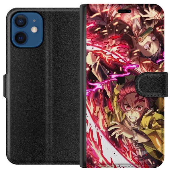 Apple iPhone 12 mini Tegnebogsetui Demon Slayer