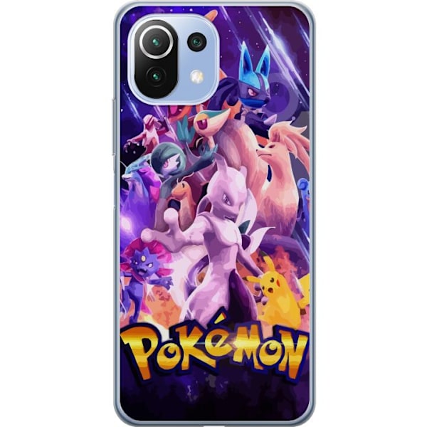 Xiaomi Mi 11 Lite Gennemsigtig cover Pokemon