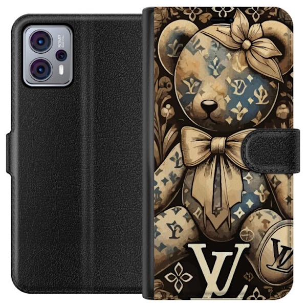 Motorola Moto G23 Plånboksfodral Teddy Vuitton