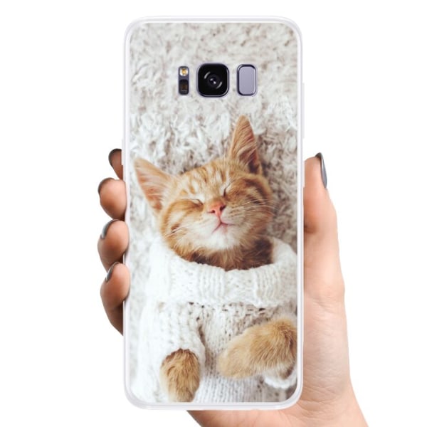 Samsung Galaxy S8 TPU Matkapuhelimen kuori Kissa