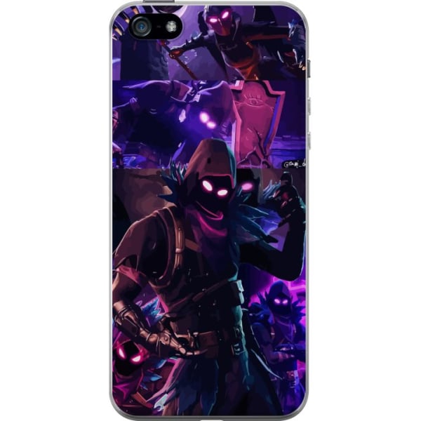 Apple iPhone 5 Gennemsigtig cover Fortnite - Raven