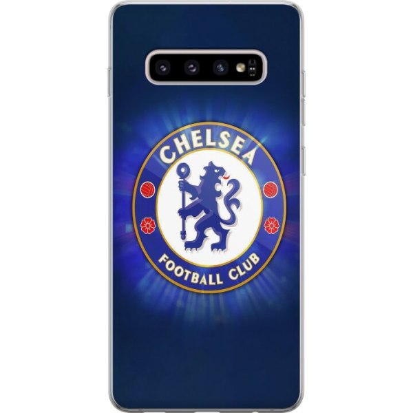 Samsung Galaxy S10+ Cover / Mobilcover - Chelsea Fodbold