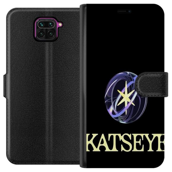 Kompatibelt Lommeboketui til Xiaomi Redmi Note 9 KATSEYE logotyp svart