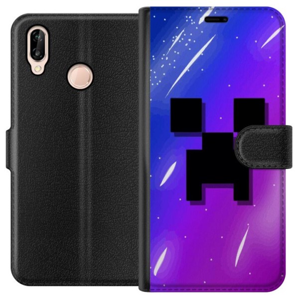 Huawei P20 lite Plånboksfodral Minecraft