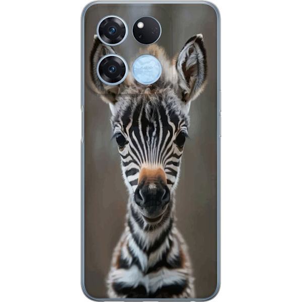 OnePlus Ace Racing Genomskinligt Skal Giraff Djurmotiv Afrika Natur Grafiskt Motiv Savann Vilda Djur Populär Väggkonst Exotiskt Tema